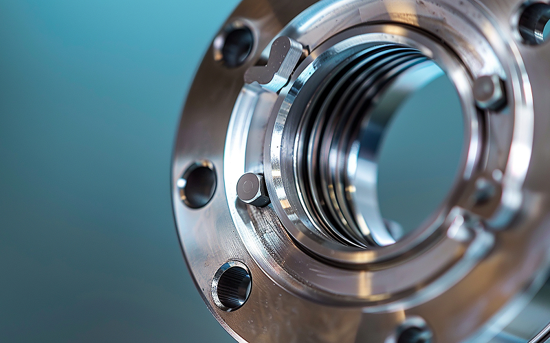 Visualization of a gasket and pipe assembly.